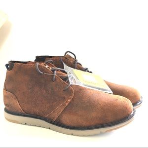 Toms Men’s Distressed Navi Boot Walnut Brown